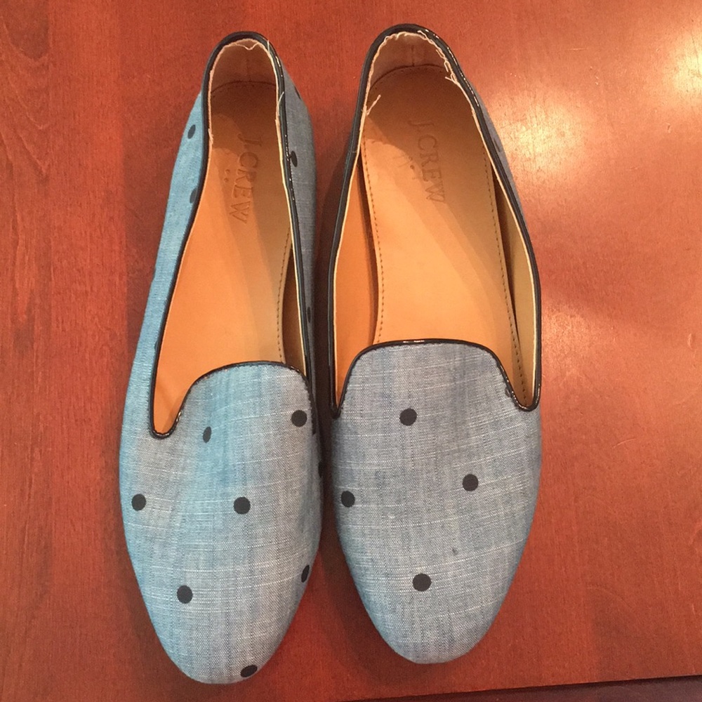 J. Crew Chambray Addie Loafer 8.5